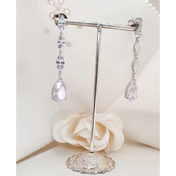 PENDIENTES COSETTE PLATA
